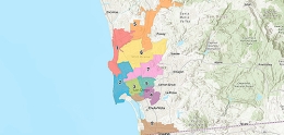 Council Districts map