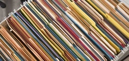 Photo of Open File Cabinet Drawer