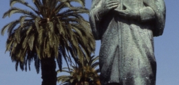 Statue of Benito Juarez at Pantoja Park