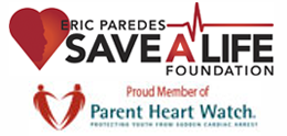 Eric Paredes Save A Life Foundation, Parent Heart Watch logos