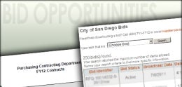 Photo Collage of Bids and Contracts