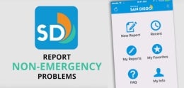 Report missing signs, faded curbs & much more by downloading The City of San Diego's Get It Done App!