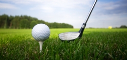 Photo of golf club and ball