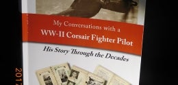 Book titled My Conversations with a WW-II Corsair Fighter Pilot