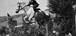 Equestrian Jumping at 1937 La Jolla Hunter Trials