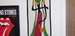 Transgender Visitors&#44; tapestry from India