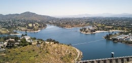 Aerial view of Murray Reservoir