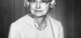 Librarian Clara Breed