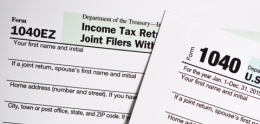 Images of tax forms