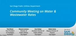 Community Meeting on Water & Wastewater Rates