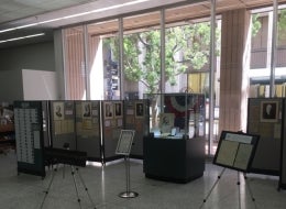 San Diego Mayor exhibit panels on display at City Administration Building