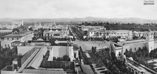 1915-16 Panama California Exposition Aerial View