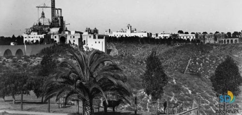 1915-16 Panama California Exposition, Tower Construction