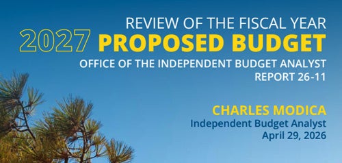 Review of the Fiscal Year 2027 Proposed Budget