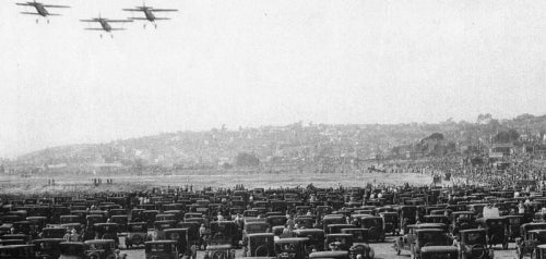 Dedication of Lindbergh Field in 1928