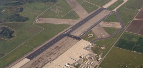 Aerial View of Brown Field in 1973