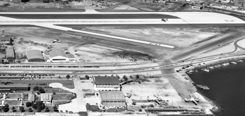 U.S. Coast Guard Station  and Lindbergh Field in 1946