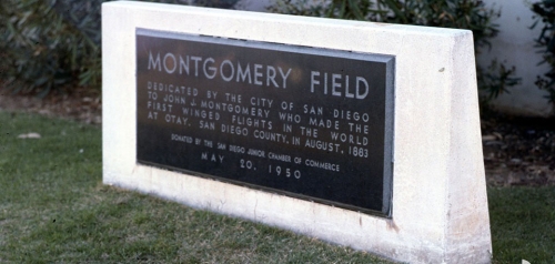 Montgomery Field  Dedication Plaque