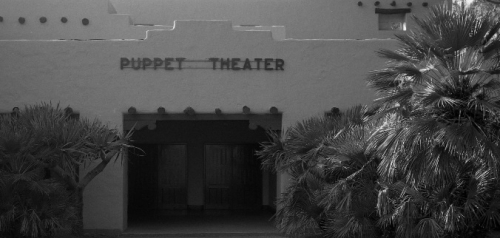 Entrance to the Marie Hitchcock Puppet Theater