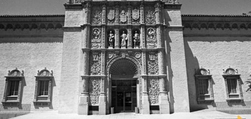 Entrance to the San Diego Musem of Art