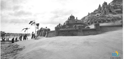 Sandcastles at Crystal Pier