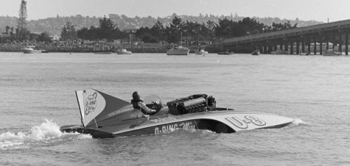 U-8 Hydroplane, Ingraham Street Bridge 1967