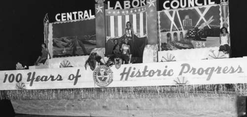 1949 Fiesta Bahia Float - Central Labor Council