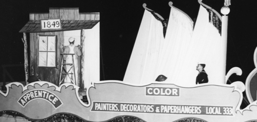 1949 Fiesta Bahia Float -  Painters, Decorators, Paperhangers Local