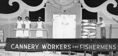 1949 Fiesta Bahia Float -  Cannery Workers and Fishermens Union