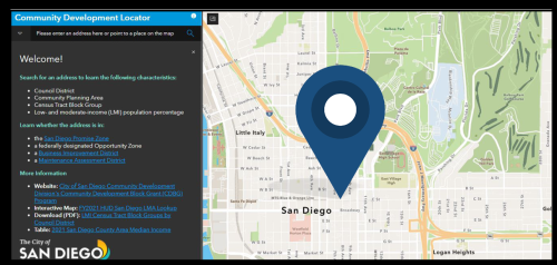 Community Development Locator