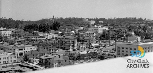 1955 Northeast View of Downtown