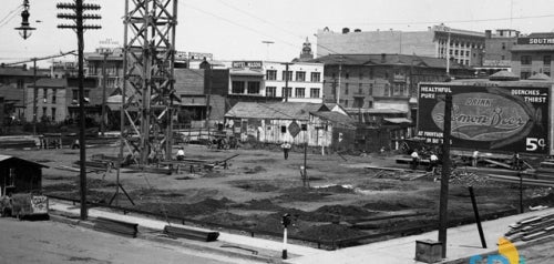 Golden West Hotel 1913 Construction