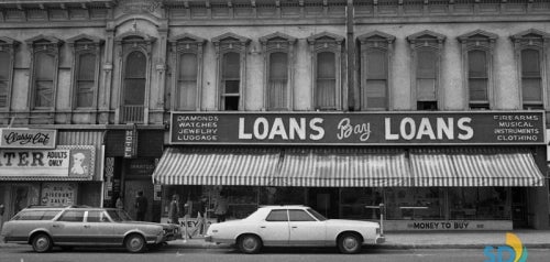 Backesto Building, Saratoga Hotel, Bay Loans, Circa 1970