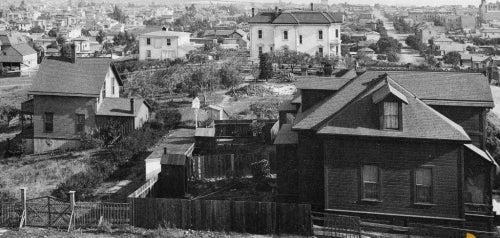 1887 Downtown Scene Looking Southeast