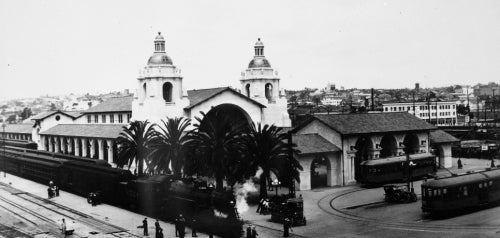 Santa Fe Depot in 1918