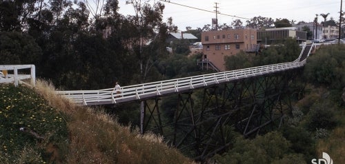 Quince Street Pedestrian Bridge - 1973