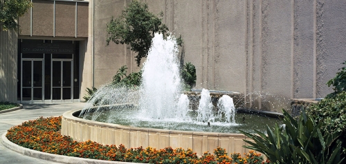 City Administration Building, Phil Swing Memorial Fountain1977