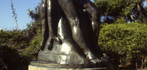 The Indian Sculpture in Presidio Park by Arthur Putnam