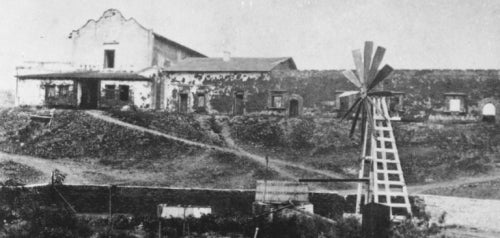 Ruins of the Old Mission San Diego de Alcala in 1909