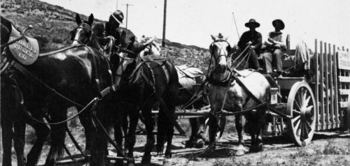 Pioneer Trucking Company in 1900