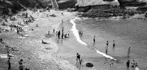 La Jolla Cove Beach in 1969