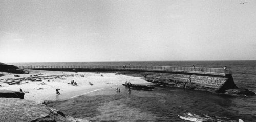 La Jolla Children's Pool at Point Mencinger  Circa 1965