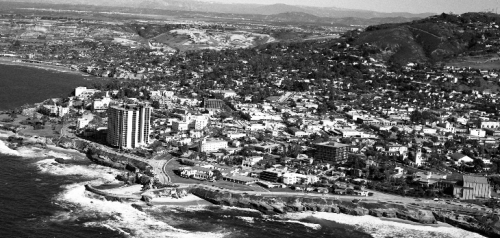 1966 Aerial View of La Jolla