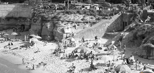 La Jolla Cove and Cottages Circa 1936