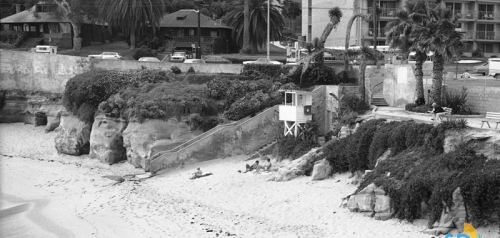La Jolla Cove and Cottages in 1978