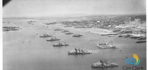 Naval Ships near Chollas Creek