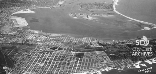 1931 Aerial View of Point Loma
