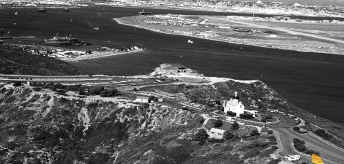 1966 Aerial View of Point Loma, Ballast Point