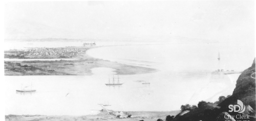 1890 View of Coronado Beach