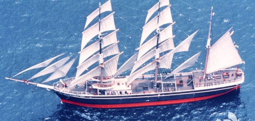Star of India under Sail